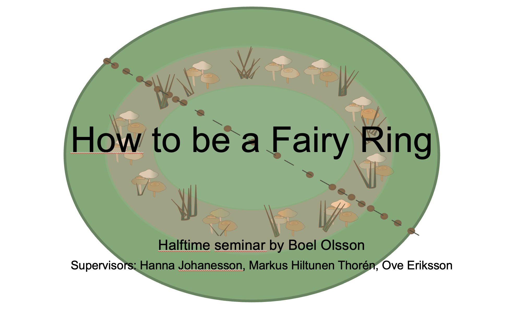 Boel successfully gave her half-time seminar