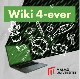 Hanna in Malmö universitets podcast ”Wiki 4-ever”