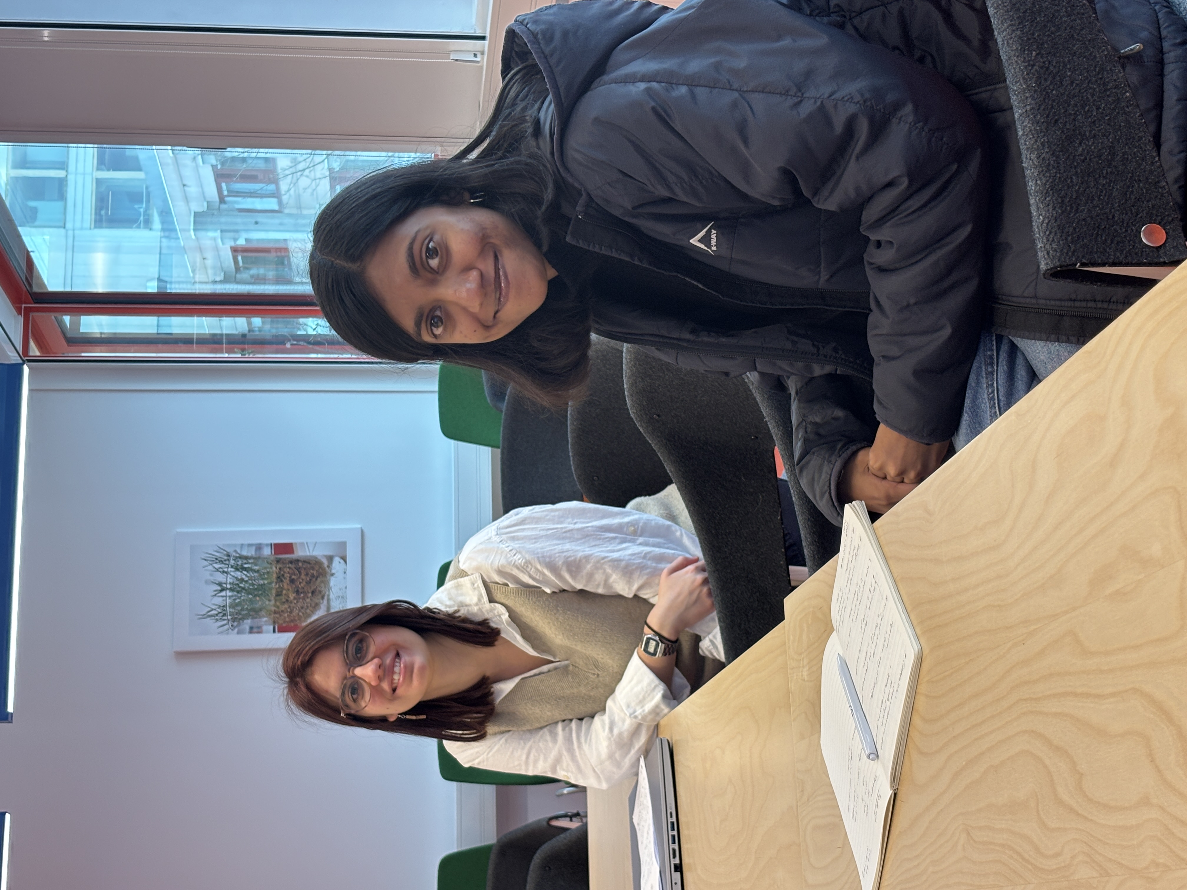 Shalya and Matilde join the lab